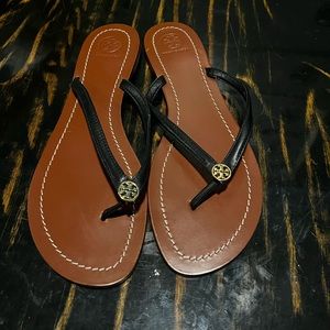 Tory Burch flip flops. Size 10. Excellent condition. Worn once.